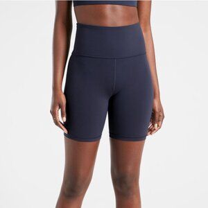 Athleta Ultra High Rise Elation 7" Short Navy M
